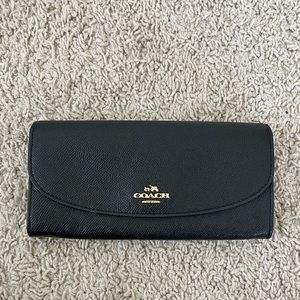 Black coach wallet
